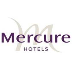 mercure hotel logo - leaves and living